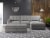 Lakeside Madison Storage Ottoman Perspective: left