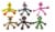 Multipet Skele-Ropes Tug Rope Dog Toy Perspective: left