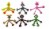 Multipet Skele-Ropes Tug Rope Dog Toy Perspective: left