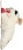 Multipet Plush Lamb Chop Dog Toy Perspective: left
