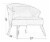 Pagi Brown Upholstery Accent Chair Perspective: left