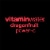 vitaminwater® Power-C Dragonfruit Flavored Bottled Water Beverage Perspective: left