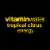 vitaminwater® Energy Tropical Citrus Flavored Bottled Water Beverage Perspective: left