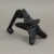 Rustic Black Enamel Cast Iron Coastal Starfish Door Knocker Sea Star Perspective: left