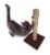 SmartyKat Simply Scratcher Scratching Post with Feather Toy for Cats - Seagrass Perspective: left