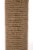 SmartyKat Simply Scratcher Scratching Post with Feather Toy for Cats - Jute Perspective: left