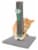 SmartyKat Playful Post Carpet Cat Scratching Post with Track Toy Base Perspective: left