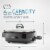 Aroma Housewares ASP-218B Grillet 4Qt. 3-in-1 Cool-Touch Electric Indoor Grill Portable, Dis Perspective: left