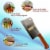 Meat Cleaver, Heavy Duty Knife with Solid Wood Handle (Stainless Steel, 8-In) Perspective: left