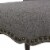 Odette 26.5  Upholstered Counter Height Bar Stool Dark Heathered Grey Linen Perspective: left