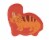 TarHong Shaped Plate Pack - Red Dinosaur Perspective: left