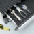 Con-Tact Brand® Grip N Stick™ Shelf Liner - Black Perspective: left