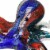7 In Multicolor Blown Glass Octopus Paperweight Figurine Home Decor Sculpture Perspective: left