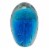 5 Inch Glass Glow In The Dark Jellyfish Paperweight Bookend Coastal Home Decor Sculpture Perspective: left