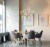 Beaufort 9-Light Gold Crystal Chandelier Perspective: left