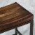 Uttermost Beck 24 Wood and Metal Counter Stool in Walnut and Brushed Steel Perspective: left