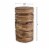 Uttermost Boone Coastal Acacia Wood Drink Table in Natural Finish Perspective: left