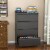 AOBABO 4 Drawer Lateral File Cabinet w/ Lock for Letter/Legal Size Paper, Black Perspective: left