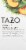Tazo Organic Peachy Green Tea Bags Perspective: left