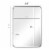 ANDY STAR Modern 22 x 30 Inch Rectangular Hanging Bathroom Mirror, Matte Black Perspective: left