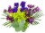 Assorted Filler Green Bunch Bouquet Perspective: left