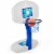SwimWays 2-In-1 Volleyball and Basketball Swimming Poolside Water Game Set Perspective: left