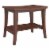 Hillsdale Preston Vanity Stool in Walnut Perspective: left