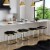 Butler Specialty Company Jordan Acrylic & Leather 24  Counter Stool - Black Perspective: left