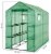 2 Tier 12 Shelf Greenhouse PE Replacement Cover - To Fit Frame Size 49.2"W X 98.4"D X 74.8"H Perspective: left