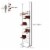 9FT Adjustable Multi-Level Cat Climber Climbing Tree Tower Scratcher Post Steps Perspective: left