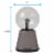 Monster™ Plasma Sphere With Color Changing Base Perspective: left