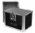 Odyssey KROM Series Record Utility Case for 70 12  Vinyl Records & LPs, Silver Perspective: left
