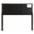 Glory Furniture Super Nova Faux Leather Upholstered Queen Headboard in White Perspective: left
