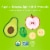 Once Upon a Farm™ 2nd Stage Apple Banana Spinach and Avocado Organic Baby Food Pouch Perspective: left