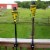 4-Pack Patio Torches Metal Swirl Yellow Glass Outdoor Lawn Garden Tabletop Decor Perspective: left