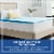 SealyChill Gel Memory Foam 2-Inch Mattress Topper with Cover Full Perspective: left