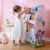 Fantasy Fields Kids Magic Garden Wooden Bookcase Book Shelf Organizer Rack Pink Perspective: left