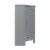 Elegant Home Fashions Wooden Bathroom Corner Floor Storage Cabinet Space Saver, Gray Perspective: left