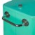 Home Aesthetics Retro 80Qt Quart Rolling Cooler Cart Ice Chest Patio Outdoor Portable Seaf Perspective: left