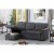 Reversible Sleeper Sofa Storage Chaise in Gray - Lilola Home Perspective: left