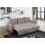 Reversible Sleeper Sofa USB Charger Storage Chaise in Gray - Lilola Home Perspective: left