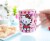 Hello Kitty 802076 Hello Kitty Strawberries Glitter Ceramic Mug - 14 oz Perspective: left