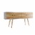 Theodore 60.0 Sideboard with 2 Shelves in Off White and Cinnamon Perspective: left