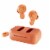 Skullcandy Dime True Wireless Earbuds - Orange Perspective: left