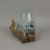 Melted Glass On Teak Driftwood Decorative Bowl/Vase/Terrarium Planter 6 Inches High Perspective: left