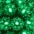 Sunnydaze 5-Inch Indoor/Outdoor Colored Lighted Ball Hanging Decor - Green Perspective: left