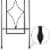 Sunnydaze Steel Chic Diamonds Garden Trellis - Set of 2 - 48 in Perspective: left