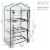 Mini Greenhouse 3 Shelves Outdoor Portable Garden Plant Green Growing Rack Perspective: left