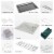 28.8 inches Portable Charcoal BBQ Grill with Side Shelf Perspective: left