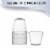 5 oz. Crystal Clear Plastic Disposable Party Cups (500 Cups) Perspective: left